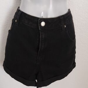 No Boundaries Black Jean Shorts